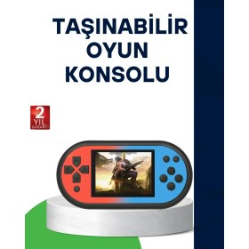Resim Özssay 520 Oyunlu Taşınabilir Oyun Konsolu Hd Ekranlı Retro Eğlence 