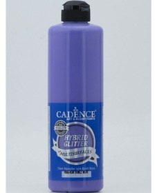 Resim Cadence Hybrıd Akrilik Multisurface Simli Gümüş Hsg-034 Mor 500ml 