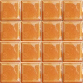 Resim Armada Çini 12,5x12,5 Cm Metro Karamel Çini Seramik Karo 