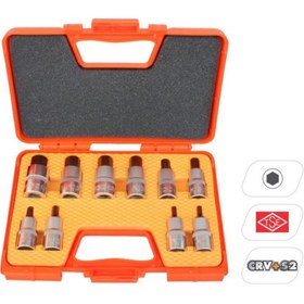 Resim Rico 10 Parça 1/2” Lokmalı Torx Bits Uç Seti 