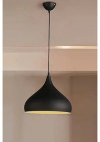 Resim Riolight Modern2 Siyah Oda,Mutfak,Cafeler Için Tekli Metal Sarkit 