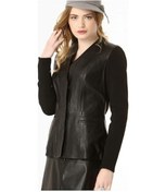 Resim Pierre Cardin Bayan Deri Ceket (509216244) 