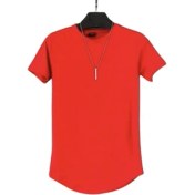 Resim Amor Man Oval Etek Dar Kesim Ter Tutmayan Pamuk Outdoor Erkek Spor T-shirt 