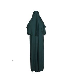 Resim Zehranaz Namaz Elbisesi Koyu Yeşil Fermuarsız Namaz Elbisesi (545585076) Koyu Yeşil 