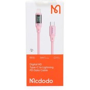 Resim Mcdodo Ca-1931 Typec Iphone 36w Hızlı Data Şarj Kablo 1.2m - Pembe 