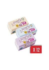 Resim Maylo Puf Mendil Kış Serisi 150 Yaprak 12'li Paket 