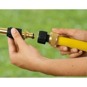 Resim Misda Store Pirinç Hortum Bağlantı Aparatı 3/4'' Aqua Stop 