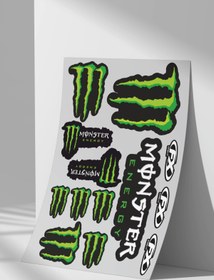 Resim Sticker Market Pençe Sticker Seti, Düz Yüzeyler Için A4 Boyutu Çıkartma Etiket Seti 