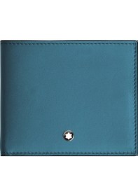 Resim Mont Blanc Montblanc Soft Trio İnce Cüzdan 199310 Mavi 