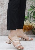 Resim Mehmet Mete 126 Topuklu Fashion Kadın Terlik 