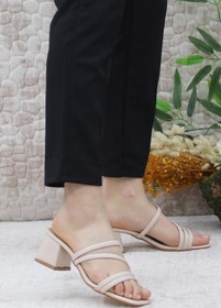 Resim Mehmet Mete 126 Topuklu Fashion Kadın Terlik 