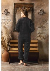 Resim Sude Charme Kadın Kışlık Peluş Pijama Takımı K-200-472 - 1 Adet 001 