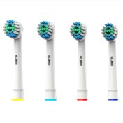 Resim Pro 500/1000/1500/3000/3757/5000/7000/7500/8000 için 4'lü Diş Fırçası Değiştirme Başlıkları 1 paket 