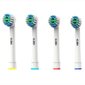 Resim Pro 500/1000/1500/3000/3757/5000/7000/7500/8000 için 4'lü Diş Fırçası Değiştirme Başlıkları 1 paket 