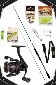 Resim Oslo Rock Game 213cm 0,5-7gr Ceymar 1000 8 Örgü Lrf Olta Seti Standart 