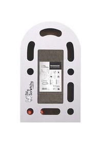 Resim M-pets My Scratchy Tenneessee Kedi Tırmalama Kartonu Beyaz 50x30x6 Cm 244-54021.01 