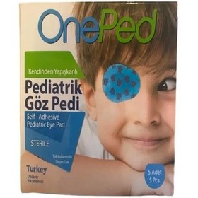 Resim One Ped Steril Göz Pedi Çocuk 5'li 