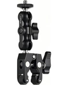 Resim Andoer Paslanmaz Çelik Ve Alüminyum Kol Mengenesi, 1/4 Vida Bağlantılı, Monitör Ve Fotoğraf Ekipmanları İçin 