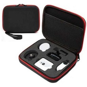 Resim Wondernest Siyah Saklama Organizatör Koruyucu Kılıfı Karınca Kamera Insta360 Go Eva Çantası 3'lü Set Yumuşak Bez Kılıf 