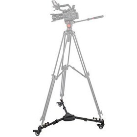 Resim Ayex VA-50 Alüminyum Dolly 18 KG Taşıma Kapasiteli 360 Derece Dönen Tekerlekli Stand Tripod Taşıma Arabası 