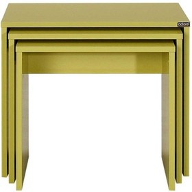 Resim Triple Zigon Sehpa - Yeşil 