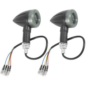 Resim Geeksen Evrensel Motosiklet Sinyal Lambası - 12v Uyumlu, Parlak Led, Döner Sinyal, Fren Ve Gündüz Işığı 