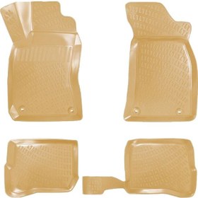 Resim Vw Passat B5 Bej 3D Havuzlu Paspas 1996-2004 Arası Friemats N11.2396 