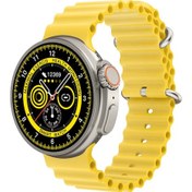 Resim K9 Ultra Pro Bluetooth Arama - Kablosuz Şarj - NFC Akıllı Saat 