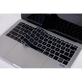 Resim Macbook Pro Klavye Koruyucu 13Inc A1708 12Inc A1534 Türkçe Baskı Şeffaf 