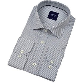 Resim Erkek Klasik Kazayağı Uzun Kol Gömlek 3748 Bgl-st04396 Gri 