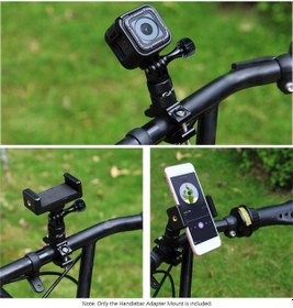 Resim Vkemall Alüminyum Bisiklet Kamera Tutucu 360 Döner Gopro Hero11/10/9/8/7 Insta360 Djı Akaso Sjcam Uyumlu Metal Montaj Aparatı 