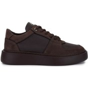 Resim Tamer Tanca Erkek Hakiki Deri Kahverengi Sneakers & Spor Ayakkabı 352 23403 Erk Ayk Sk25-26 Kahve Kahve 