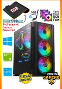 Resim Zeiron Gravel X60 Intel Core i3-10100F 32 GB DDR4 RAM 512 GB SSD GTX1650 FreeDOS Masaüstü Oyun Bilgisayarı Zeiron