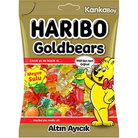 Resim Haribo Altın Ayıcık Meyve Sulu Karışık Yumuşak Şeker 80 gr - Gratis 