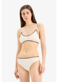 Resim DeFacto Regular Fit Bürümcük Bikini Altı-Fall in Love E0309AX25SMWT16 