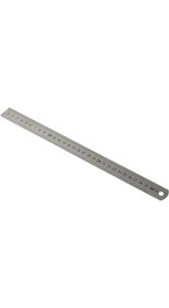 Resim Wrax 20CM 13MM Inox Çelik Cetvel 