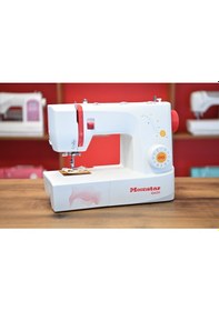 Resim Moonstar Model Q60h Ev Tipi 32 Desenli Düz Dikiş , Zikzak Ve Piko Makinesi Beyaz 
