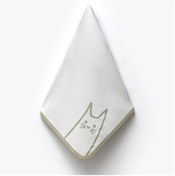 Resim Moi Noi Desenli Battaniye 90x90 Cm Mnb9057 Yeşil 