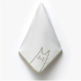 Resim Moi Noi Desenli Battaniye 90x90 Cm Mnb9057 Yeşil 