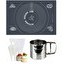 Resim Kitchen Design Lab 45x65 CM Gri Silikon Hamur Açma Matı Çelik Un Eleği Ve Kullan At Krema Sıkma Torbası Seti 