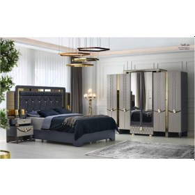 Resim Aby Antrasit Sultan Yatak Odası Takımı 