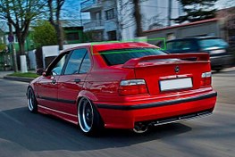 Resim Bmw E36 1991-1998 Coupe Cam Üstü Spoiler 