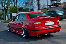 Resim Bmw E36 1991-1998 Coupe Cam Üstü Spoiler 