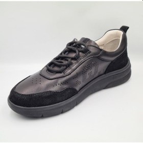 Resim Greyder 34590 Siyah Hakiki Deri Kadın Günlük Casual Sneaker Siyah 