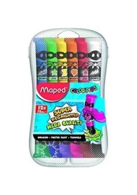 Resim Maped 810011 6x75 Ml Guaj Boya Karton Kutu Yan Renkler Boyalar Diğer 