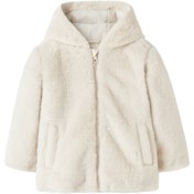 Resim NMFMILA JACKET W HOOD PB Krem Kız Çocuk Mont Name It