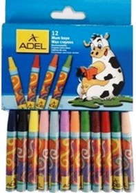 Resim Adel Mum Pastel Boya 12 'li Karton Kutu 