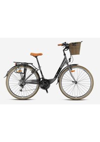 Resim Kron Tetra 3.0 28 Jant Şehir Bisikleti Mat Füme-neon Sarı 38 Cm Füme - Neon Sarı 