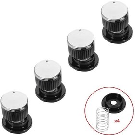 Resim Termikel Uyumlu Düğme 4 Lü Takımı Ankastre Set Üstü Ocak Düğmesi (Yayli) - 552347839 