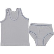 Resim Nuray Yıldız Yenidoğan Erkek Bebek Atlet Külot Takımı Mavi 